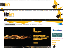 Tablet Screenshot of gitarpark.com